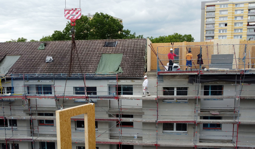Frankfurt Fechenheim: Aufstockung in der Dietesheimer Straße 1